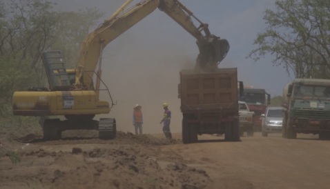 Road Construction in Murchison Falls NP